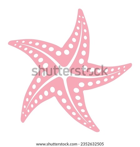 Star fish icon vector illustration symbol design