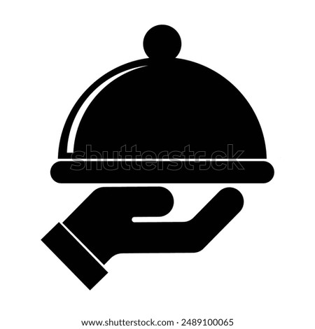 Food Serving Icon illustration design