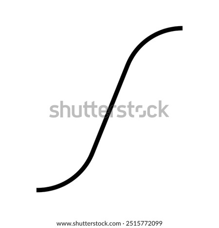 mathematics integral symbol icon illustration design