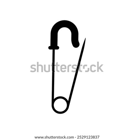 safety pin icon simple illustration design