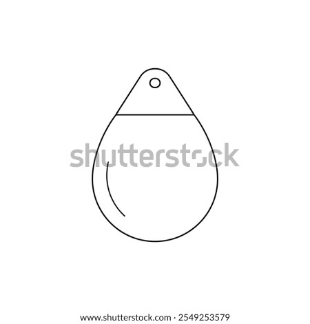 ship buoy icon at sea illustration design