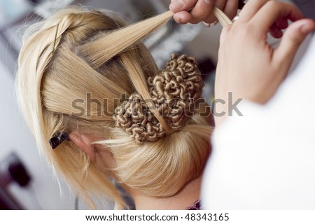 beauty wedding hairstyle