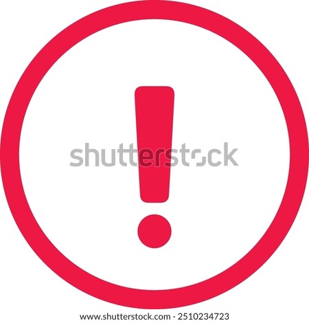 Warning icon design. exclamation icon. Attention Illustration icon. Warning Symbol. Caution symbol sign design