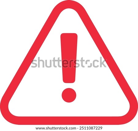 Warning icon design. exclamation icon. Attention Illustration icon. Warning Symbol. Caution symbol sign design