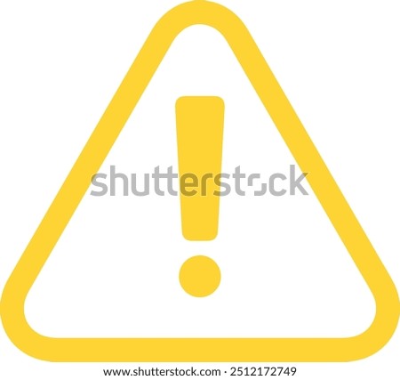 Warning icon design. exclamation icon. Attention Illustration icon. Warning Symbol. Caution symbol sign design