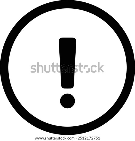 Warning icon design. exclamation icon. Attention Illustration icon. Warning Symbol. Caution symbol sign design