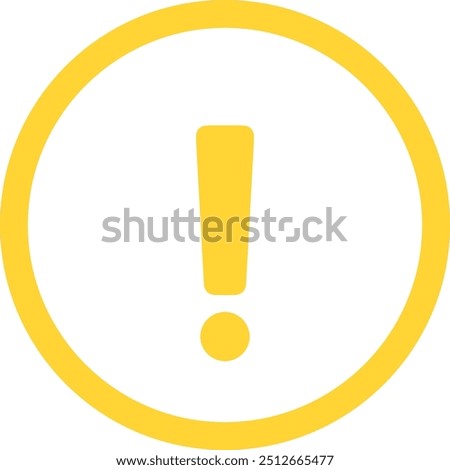 Warning icon design. exclamation icon. Attention Illustration icon. Warning Symbol. Caution symbol sign design