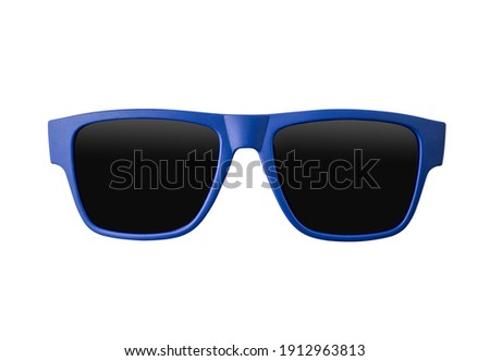 Blue sunglasses isolated on white background Stock foto © 
