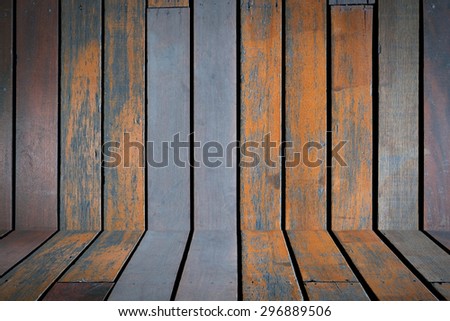 wood texture background stage