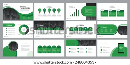 business presentation template design backgrounds and page layout design for brochure, book, magazine, annual report and company profile, with info graphic elements graph design concept