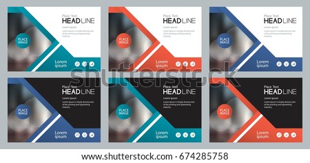 set template design for social media and web  banners background, with use in presentation,brochure,book cover layout,flyers,and flat vector file to easy editable 
