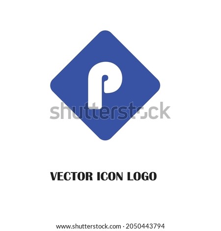 Letter P logo icon design template elements Stock fotó © 
