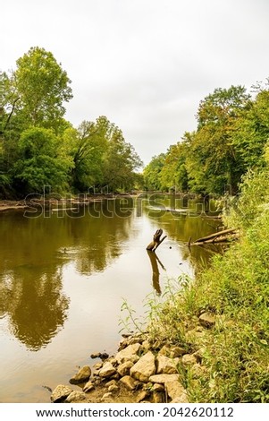 Similar – Image, Stock Photo Turbid water Forest Idyll