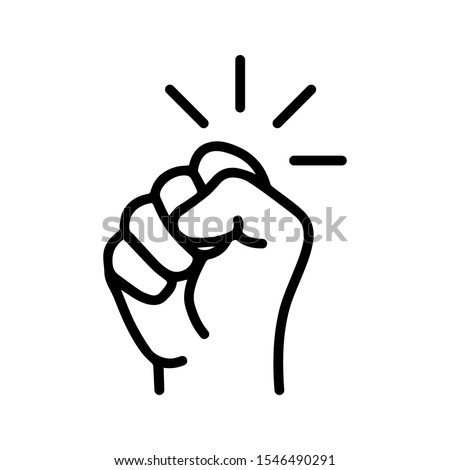 Hand knocking on door icon. Vector illustration. EPS 10