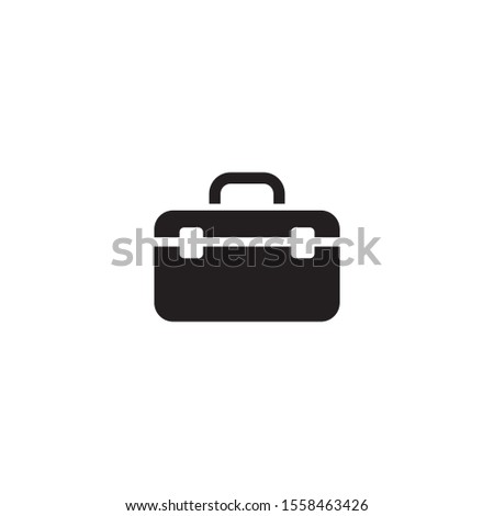 Toolbox , briefcase icon illustration- vector