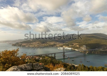 Image, Stock Photo Ría de Vigo