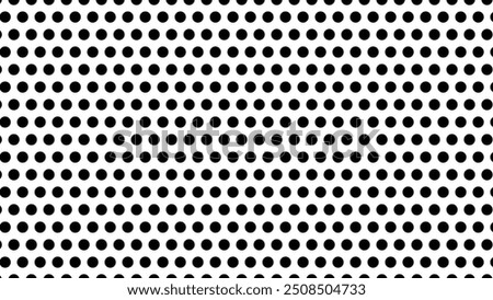 Seamless halftone dots pattern in fill style. Set of Smooth dots Vector illustration spraying on white background. Gradient dots Abstract background of black. Polka dot pattern. Texture Background