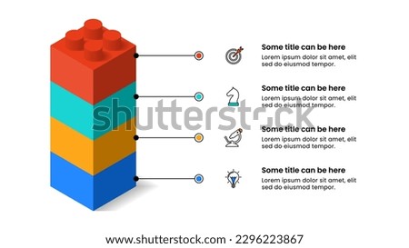 Infographic template with icons and 4 options or steps. Cubes. Can be used for workflow layout, diagram, banner, webdesign. Vector illustration