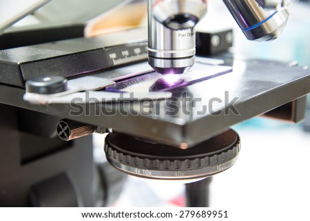 Scientific Biological Microscope.