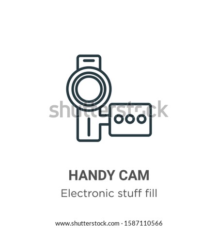 Handy Cam Stock Vectors Illustrations And Cliparts Stockfresh