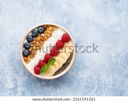 Similar – Image, Stock Photo Breakfast Bowl Food