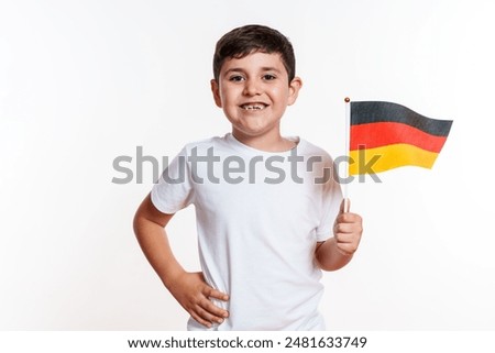 Similar – Image, Stock Photo German flag in the allotment garden colony