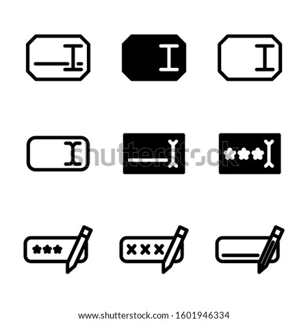 rename icon isolated sign symbol vector illustration - Collection of high quality black style vector icons
