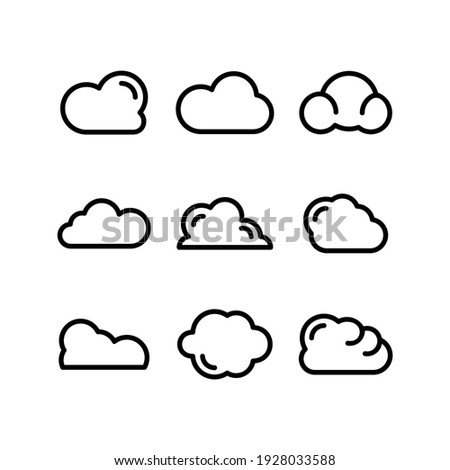 cloud icon or logo isolated sign symbol vector illustration - Collection of high quality black style vector icons
