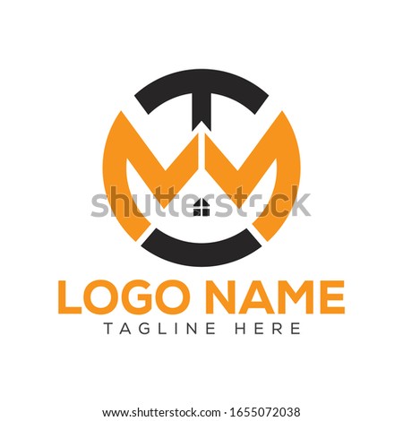 Simple creative modern MMT Real Estate Logo design template suitable for company logo, print, digital, icon, apps, and other marketing material purpose