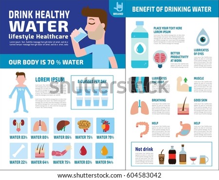 drinking water download free vector art stock graphics images daily recommended water intake flyer