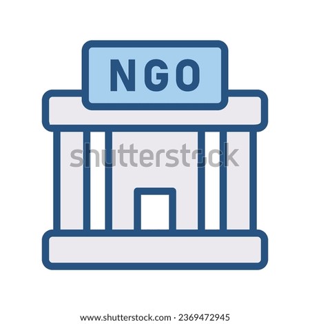 NGO, organization Icon, Vector Graphics