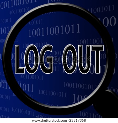 log out
