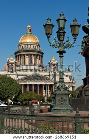 Saint Isaac\'s Cathedral in Saint Petersburg, Russia was built in 1858