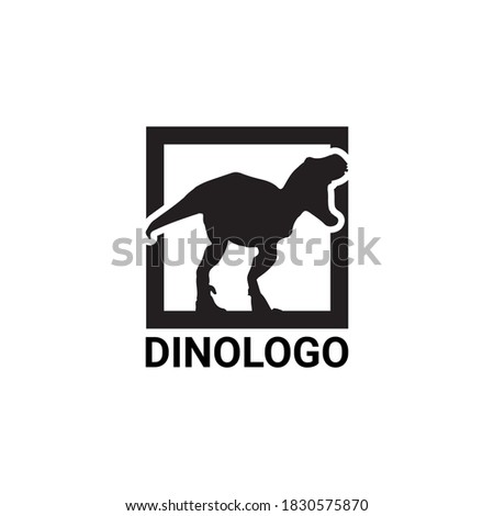 Dinosaur logo icon illustration design, for brand needs etc.