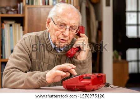 Similar – Image, Stock Photo grandpa Living or residing