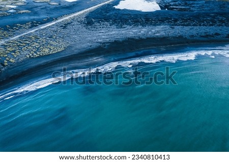 Similar – Image, Stock Photo Iceland from above drone image