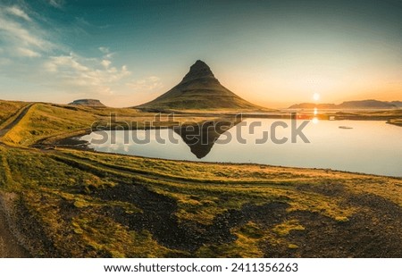 Similar – Foto Bild Vulkanische Berge von Puy Mary aus gesehen