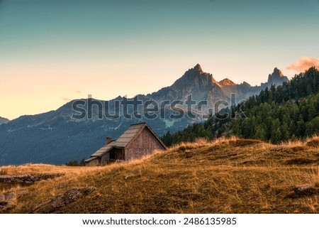 Similar – Image, Stock Photo massif Wooden hut Hut