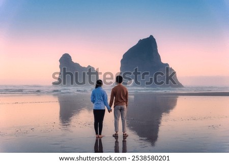 Similar – Image, Stock Photo Archways in the morning light