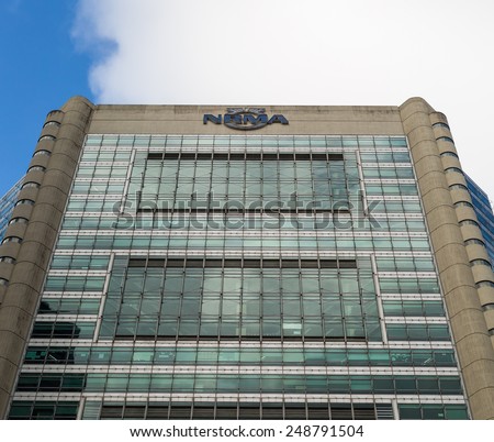 SYDNEY, AUSTRALIA - DECEMBER 31, 2014: The Castle Hill tower in Sydney CBD is home to NRMA which is a major car insurance company in Australia.