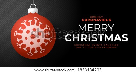 Similar – Image, Stock Photo Corona and Christmas