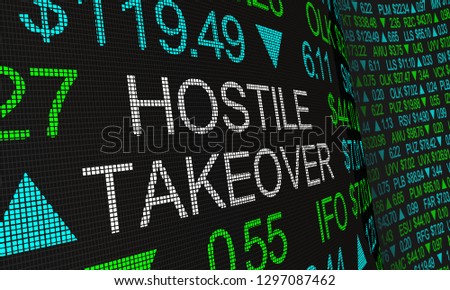 Image, Stock Photo hostile takeover