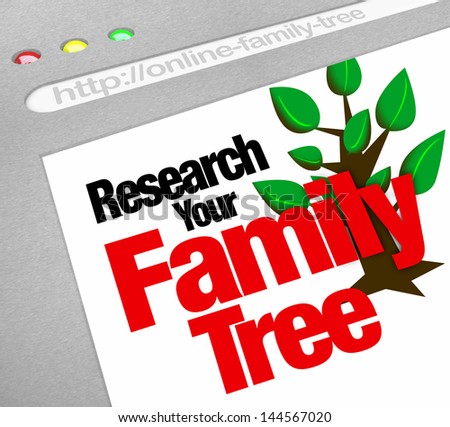 An online database for researching your family tree and heritage on a website library of historical records