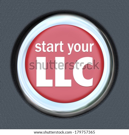 Start Your LLC Words Car Ignition Start Button