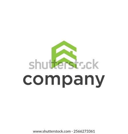 company logo icon element template vector graphic art square arrow up arrow up