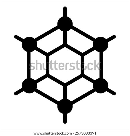 Graphene Icon Element For Design