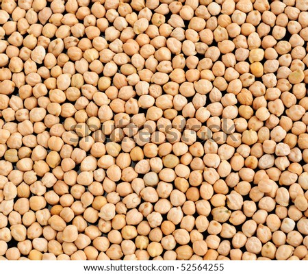 Chick peas (garbanzo beans), fine organic food