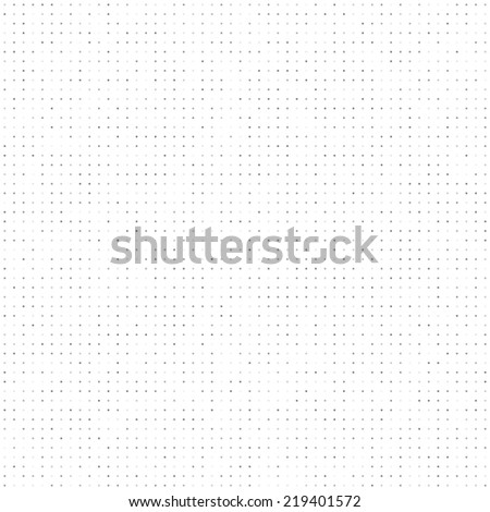Gray tinted dots seamless pattern. White background.