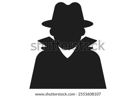 Similar – Image, Stock Photo Hacker Mysterious secret