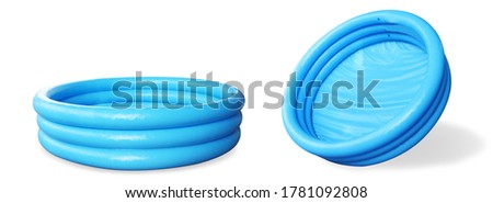 Similar – Image, Stock Photo Paddling pool in the backyard